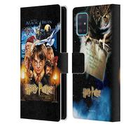 Head Case Designs sous Licence Officielle Harry Potter Poster 1 Sorcerer's Stone II Étui Portefeuille en Cuir Compatible avec Samsung Galaxy A51 (2019)
