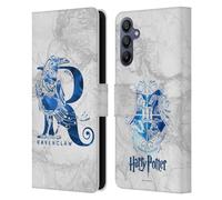 Head Case Designs sous Licence Officielle Harry Potter Ravenclaw Aguamenti Deathly Hallows IX Coque en Cuir à Portefeuille Compatible avec Samsung Galaxy A15