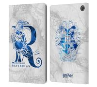 Head Case Designs sous Licence Officielle Harry Potter Ravenclaw Aguamenti Deathly Hallows IX Étui Portefeuille en Cuir Compatible avec Amazon Fire Max 11 2023