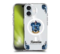 Head Case Designs sous Licence Officielle Harry Potter Ravenclaw Maisons Étui Antichoc [Protection de Qualité Militaire] Compatible avec Apple iPhone 16 et Compatible avec MagSafe