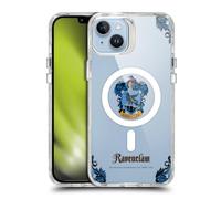 Head Case Designs sous Licence Officielle Harry Potter Ravenclaw Maisons Étui Antichoc [Protection de Qualité Militaire] Compatible avec Apple iPhone 14 Plus et Compatible avec MagSafe