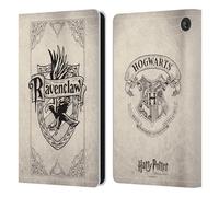 Head Case Designs sous Licence Officielle Harry Potter Ravenclaw Parchemin Sorcerer's Stone I Étui Portefeuille en Cuir Compatible avec Amazon Fire 7 2022