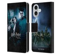 Head Case Designs sous Licence Officielle Harry Potter Ron, Harry & Hermione Poster 2 Prisoner of Azkaban IV Étui Portefeuille en Cuir Compatible avec Apple iPhone 16