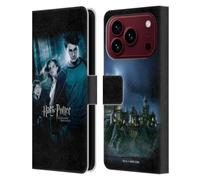 Head Case Designs sous Licence Officielle Harry Potter Ron, Harry & Hermione Poster 2 Prisoner of Azkaban IV Étui Portefeuille en Cuir Compatible avec Apple iPhone 18 Pro