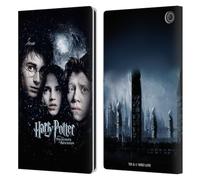 Head Case Designs sous Licence Officielle Harry Potter Ron, Harry & Hermione Poster 3 Prisoner of Azkaban IV Étui Portefeuille en Cuir Compatible avec Amazon Fire Max 11 2023