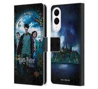 Head Case Designs sous Licence Officielle Harry Potter Ron, Harry & Hermione Poster Prisoner of Azkaban IV Étui Portefeuille en Cuir Compatible avec Samsung Galaxy S25 Edge