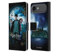 Head Case Designs sous Licence Officielle Harry Potter Ron, Harry & Hermione Poster Prisoner of Azkaban IV Étui Portefeuille en Cuir Compatible avec Apple iPhone 17 Air