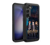 Head Case Designs sous Licence Officielle Harry Potter Ron, Hermione Et Harry Célébration Anime Étui Antichoc Ultra-Blindé Compatible avec Samsung Galaxy S23 5G