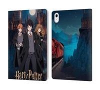 Head Case Designs sous Licence Officielle Harry Potter Ron, Hermione Et Harry Célébration Anime Étui Portefeuille en Cuir Compatible avec Apple iPad Air 11 2020/2022/2024/2025