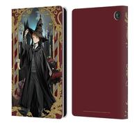 Head Case Designs sous Licence Officielle Harry Potter Ron Weasley 25ème Anniversaire Anime Étui Portefeuille en Cuir Compatible avec Amazon Fire 7 2022