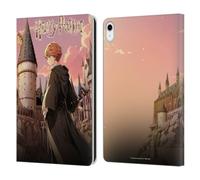 Head Case Designs sous Licence Officielle Harry Potter Ron Weasley Célébration Anime Étui Portefeuille en Cuir Compatible avec Apple iPad 10.9 2022/2025