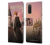 Head Case Designs sous Licence Officielle Harry Potter Ron Weasley Célébration Anime Étui Portefeuille en Cuir Compatible avec Samsung Galaxy S20 / S20 5G