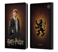 Head Case Designs sous Licence Officielle Harry Potter Ron Weasley Chamber of Secrets IV Étui Portefeuille en Cuir Compatible avec Amazon Fire 7 2022