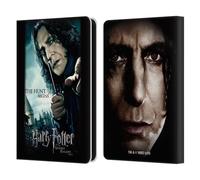 Head Case Designs sous Licence Officielle Harry Potter Severus Snape Deathly Hallows VII Étui Portefeuille en Cuir Compatible avec Amazon Kindle 11th Gen (2024)