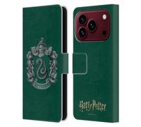 Head Case Designs sous Licence Officielle Harry Potter Slyntherin Crête Chamber of Secrets I Étui Portefeuille en Cuir Compatible avec Apple iPhone 18 Pro