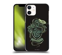 Head Case Designs sous Licence Officielle Harry Potter Slytherin Deathly Hallows XIV Coque Dure pour l'arrière Compatible avec Apple iPhone 12 Mini