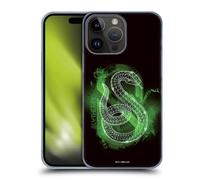 Head Case Designs sous Licence Officielle Harry Potter Slytherin Deathly Hallows XVIII Coque Dure pour l'arrière Compatible avec Apple iPhone 15 Pro Max