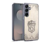 Head Case Designs sous Licence Officielle Harry Potter Slytherin Parchemin Sorcerer's Stone I Coque en Gel [Qualité Militaire] Compatible avec Samsung Galaxy S25 Et Compatible avec MagSafe
