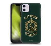 Head Case Designs sous Licence Officielle Harry Potter Slytherin Quidditch Deathly Hallows X Coque Dure pour l'arrière Compatible avec Apple iPhone 11