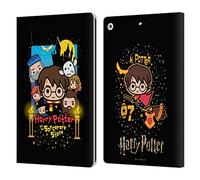 Head Case Designs sous Licence Officielle Harry Potter Sorcerer's Stone Deathly Hallows I Étui Portefeuille en Cuir Compatible avec Apple iPad 10.2 2019/2020/2021