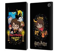Head Case Designs sous Licence Officielle Harry Potter Sorcerer's Stone Deathly Hallows I Étui Portefeuille en Cuir Compatible avec Amazon Fire Max 11 2023