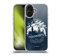 Head Case Designs sous Licence Officielle Harry Potter Stay at Hogwarts This Christmas Deathly Hallows XXXII Coque en Gel [Protection de Qualité Militaire] Compatible avec Apple iPhone 17