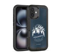 Head Case Designs sous Licence Officielle Harry Potter Stay At Hogwarts This Christmas Deathly Hallows XXXII Étui Antichoc Ultra-Blindé Compatible avec Apple iPhone 16