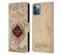 Head Case Designs sous Licence Officielle Harry Potter The Marauder's Map Prisoner of Azkaban II Coque en Cuir à Portefeuille Compatible avec Apple iPhone 12 / iPhone 12 Pro