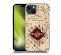 Head Case Designs sous Licence Officielle Harry Potter The Marauder's Map Prisoner of Azkaban II Coque Dure pour l'arrière Compatible avec Apple iPhone 15 Plus