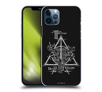 Head Case Designs sous Licence Officielle Harry Potter Triangle Symbol Deathly Hallows XIV Coque Dure pour l'arrière Compatible avec Apple iPhone 12 / iPhone 12 Pro