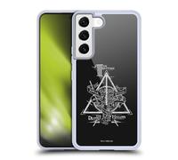 Head Case Designs sous Licence Officielle Harry Potter Triangle Symbol Deathly Hallows XIV Coque en Gel [Qualité Militaire] Compatible avec Samsung Galaxy S22 5G Et Compatible avec MagSafe