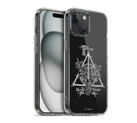 Head Case Designs sous Licence Officielle Harry Potter Triangle Symbol Deathly Hallows XIV Coque en Gel [Protection de Qualité Militaire] Compatible avec Apple iPhone 15 Et Compatible avec MagSafe