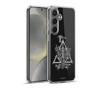 Head Case Designs sous Licence Officielle Harry Potter Triangle Symbol Deathly Hallows XIV Coque en Gel [Qualité Militaire] Compatible avec Samsung Galaxy S24+ 5G Et Compatible avec MagSafe