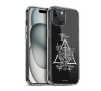 Head Case Designs sous Licence Officielle Harry Potter Triangle Symbol Deathly Hallows XIV Coque en Gel [Qualité Militaire] Compatible avec Apple iPhone 15 Plus Et Compatible avec MagSafe