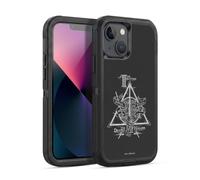 Head Case Designs sous Licence Officielle Harry Potter Triangle Symbol Deathly Hallows XIV Étui Antichoc Ultra-Blindé Compatible avec Apple iPhone 13
