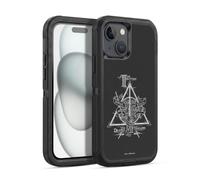 Head Case Designs sous Licence Officielle Harry Potter Triangle Symbol Deathly Hallows XIV Étui Antichoc Ultra-Blindé Compatible avec Apple iPhone 15
