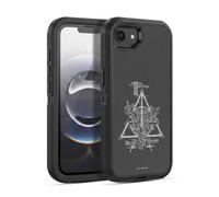 Head Case Designs sous Licence Officielle Harry Potter Triangle Symbol Deathly Hallows XIV Étui Antichoc Ultra-Blindé Compatible avec Apple iPhone 16e / iPhone 17e