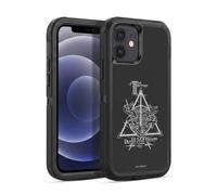 Head Case Designs sous Licence Officielle Harry Potter Triangle Symbol Deathly Hallows XIV Étui Antichoc Ultra-Blindé Compatible avec Apple iPhone 12 / iPhone 12 Pro