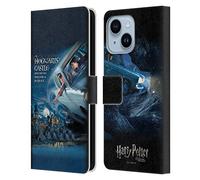 Head Case Designs sous Licence Officielle Harry Potter Voitures Volantes Poster Chamber of Secrets III Étui Portefeuille en Cuir Compatible avec Apple iPhone 14 Plus
