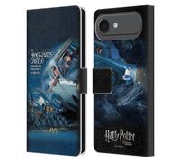 Head Case Designs sous Licence Officielle Harry Potter Voitures Volantes Poster Chamber of Secrets III Étui Portefeuille en Cuir Compatible avec Apple iPhone 17 Air