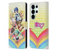 Head Case Designs sous Licence Officielle Hatsune Miku Arc-en-Ciel Chanteurs virtuels Étui Portefeuille en Cuir Compatible avec Samsung Galaxy S26 Ultra