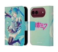 Head Case Designs sous Licence Officielle Hatsune Miku Chanter Graphiques Étui Portefeuille en Cuir Compatible avec Apple iPhone Duo