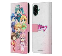 Head Case Designs sous Licence Officielle Hatsune Miku Characters Chanteurs virtuels Étui Portefeuille en Cuir Compatible avec Samsung Galaxy A07