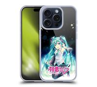 Head Case Designs sous Licence Officielle Hatsune Miku Ciel de Nuit Graphiques Coque en Gel [Protection de Qualité Militaire] Compatible avec Apple iPhone 15 Pro Et Compatible avec MagSafe
