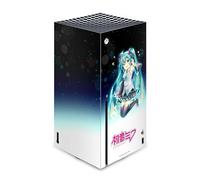 Head Case Designs sous Licence Officielle Hatsune Miku Ciel de Nuit Graphiques Vinyle Autocollant De Jeu Peau Autocollant Couverture Compatible avec Xbox Series X Console