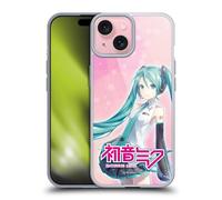 Head Case Designs sous Licence Officielle Hatsune Miku étoile Graphiques Coque en Gel [Protection de Qualité Militaire] Compatible avec Apple iPhone 15 Et Compatible avec MagSafe