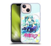 Head Case Designs sous Licence Officielle Hatsune Miku étoiles et Arc-en-Ciel Graphiques Coque en Gel [Protection de Qualité Militaire] Compatible avec Apple iPhone 13 Mini Et Compatible avec MagSafe