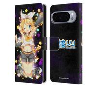 Head Case Designs sous Licence Officielle Hatsune Miku Kagamine Rin Personnages Étui Portefeuille en Cuir Compatible avec Google Pixel 10 Pro XL