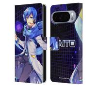 Head Case Designs sous Licence Officielle Hatsune Miku Kaito Personnages Étui Portefeuille en Cuir Compatible avec Google Pixel 10 Pro XL