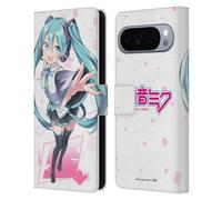 Head Case Designs sous Licence Officielle Hatsune Miku Mignon Graphiques Étui Portefeuille en Cuir Compatible avec Google Pixel 10 Pro XL